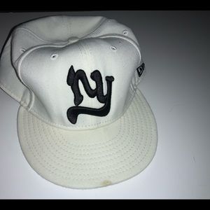 Used New York white hat